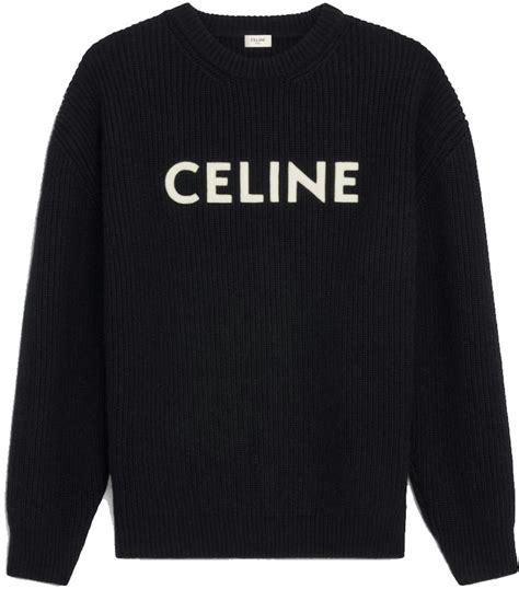 celine sweater black|celine sweatshirt women's.